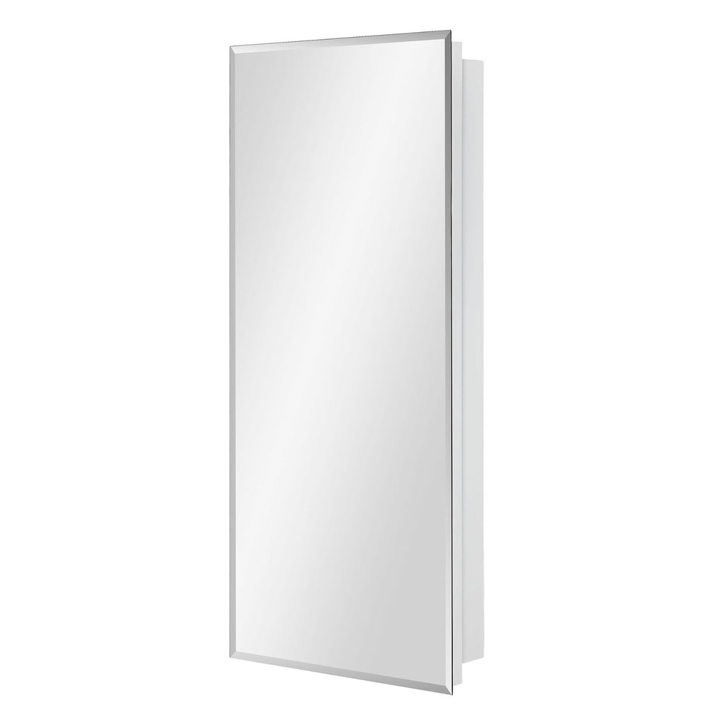 Bathroom Medicine Cabinet with Beveled Edge Mirrored Door 16 x 36 inch O753706