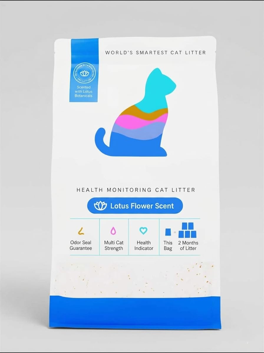 Health Monitoring Cat Litter with Lotus Flower Scent 8 Lb Bag A664649