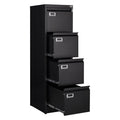 4 Drawer Metal Vertical File Cabinet with Lock H46301