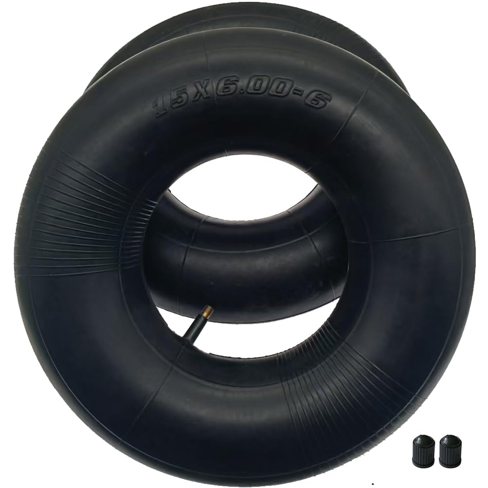 2 Pack 15x6.00-6" Inner Tube with TR-13 Straight Valve Stem E5613
