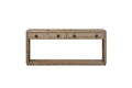 Oak Console Table with Drawers and Storage B521