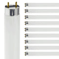24 Inch T8 Fluorescent Tube Light Bulb 17W 3000K Soft White G13 Bi-Pin Base Pack of 10 C12234