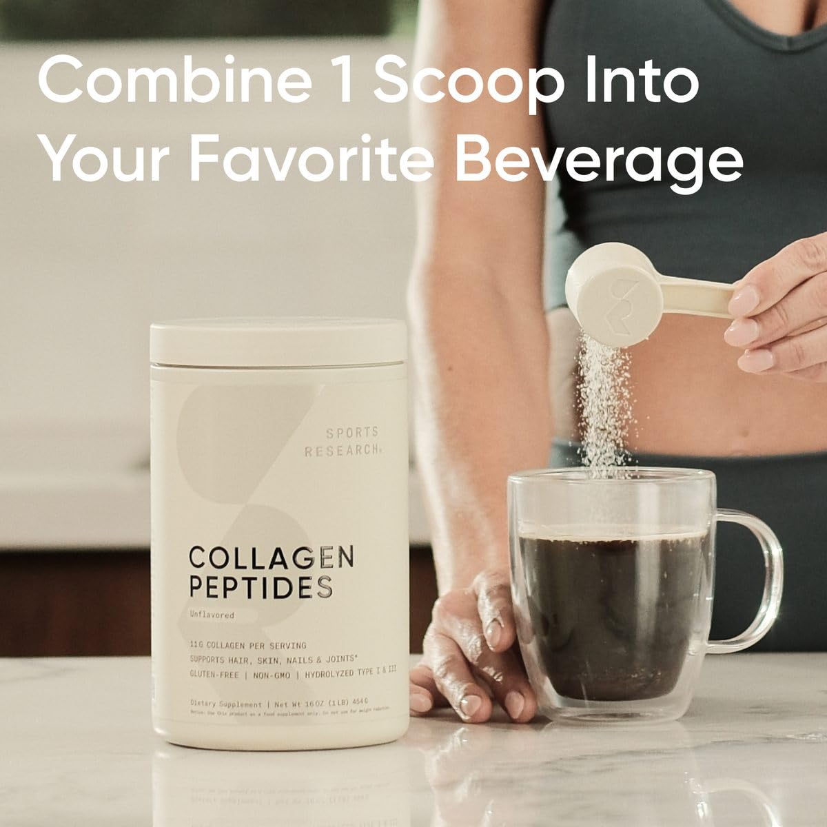 Collagen Peptides Type 1 & 3 Powder Protein Supplement I21818