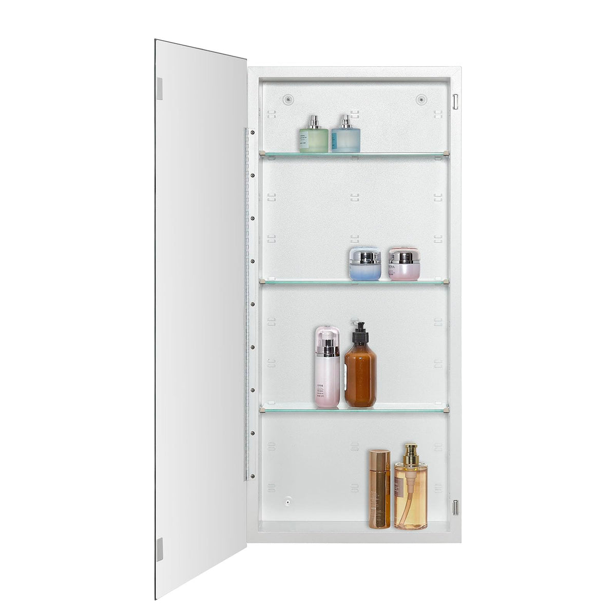 Bathroom Medicine Cabinet with Beveled Edge Mirrored Door 16 x 36 inch O753706
