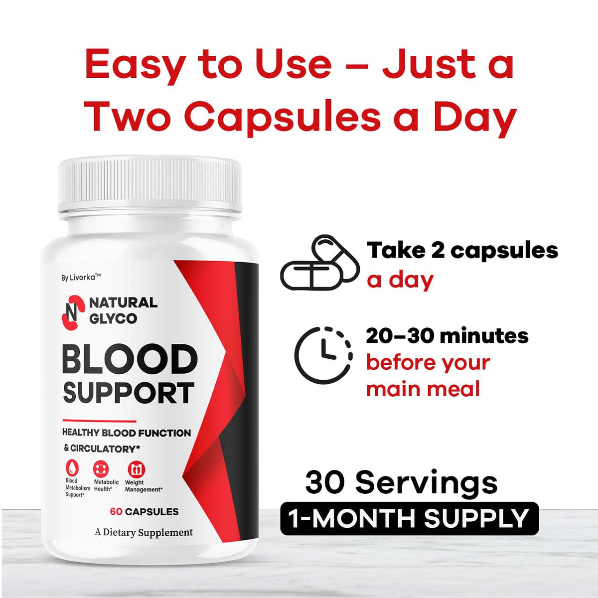 Natural Glycogen Supplement Capsules 120 Capsules Z9885