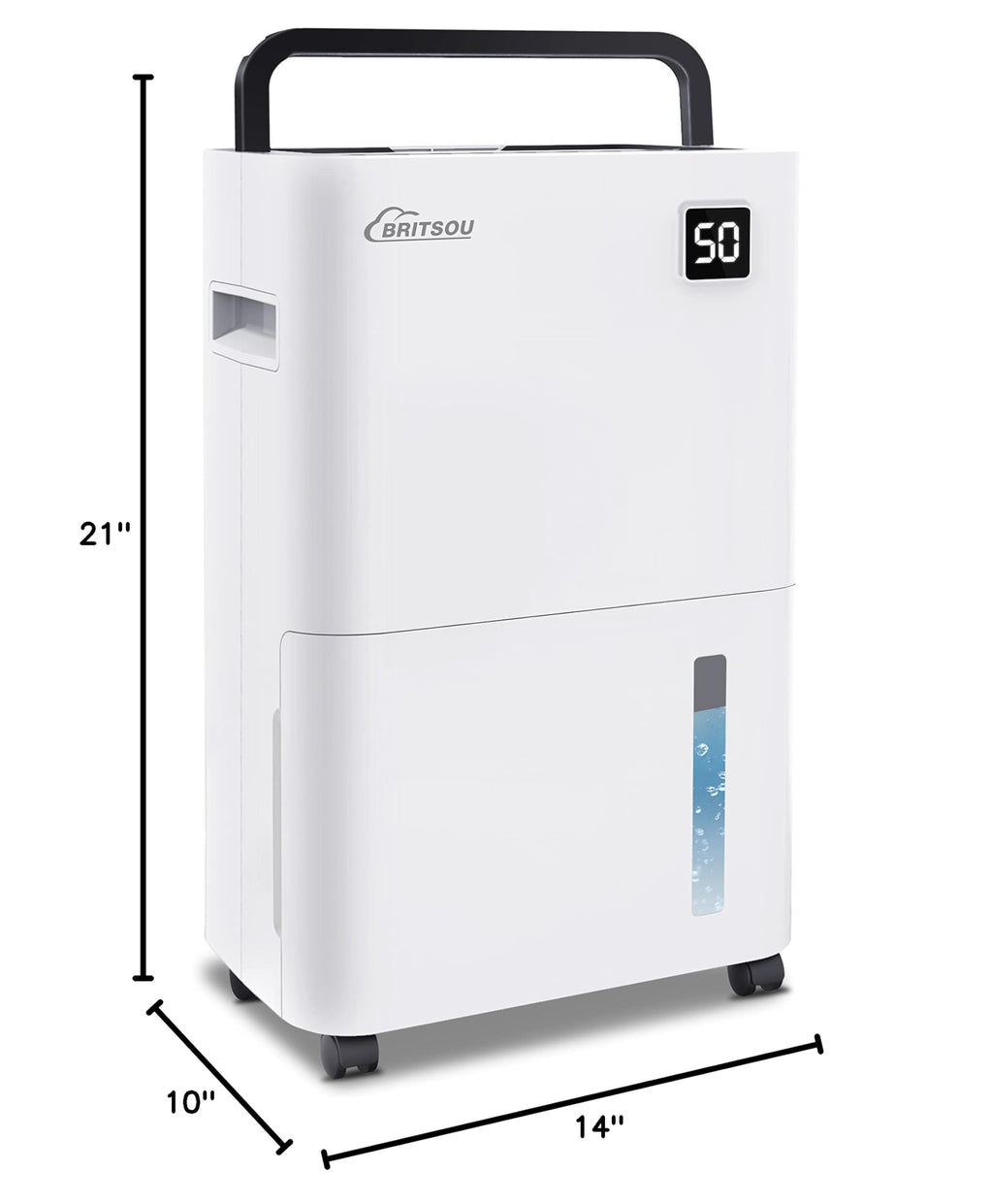 50 Pints Dehumidifier with Drain Hose J5153