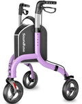 Lightweight Foldable Aluminum 3 Wheel Walkers A643