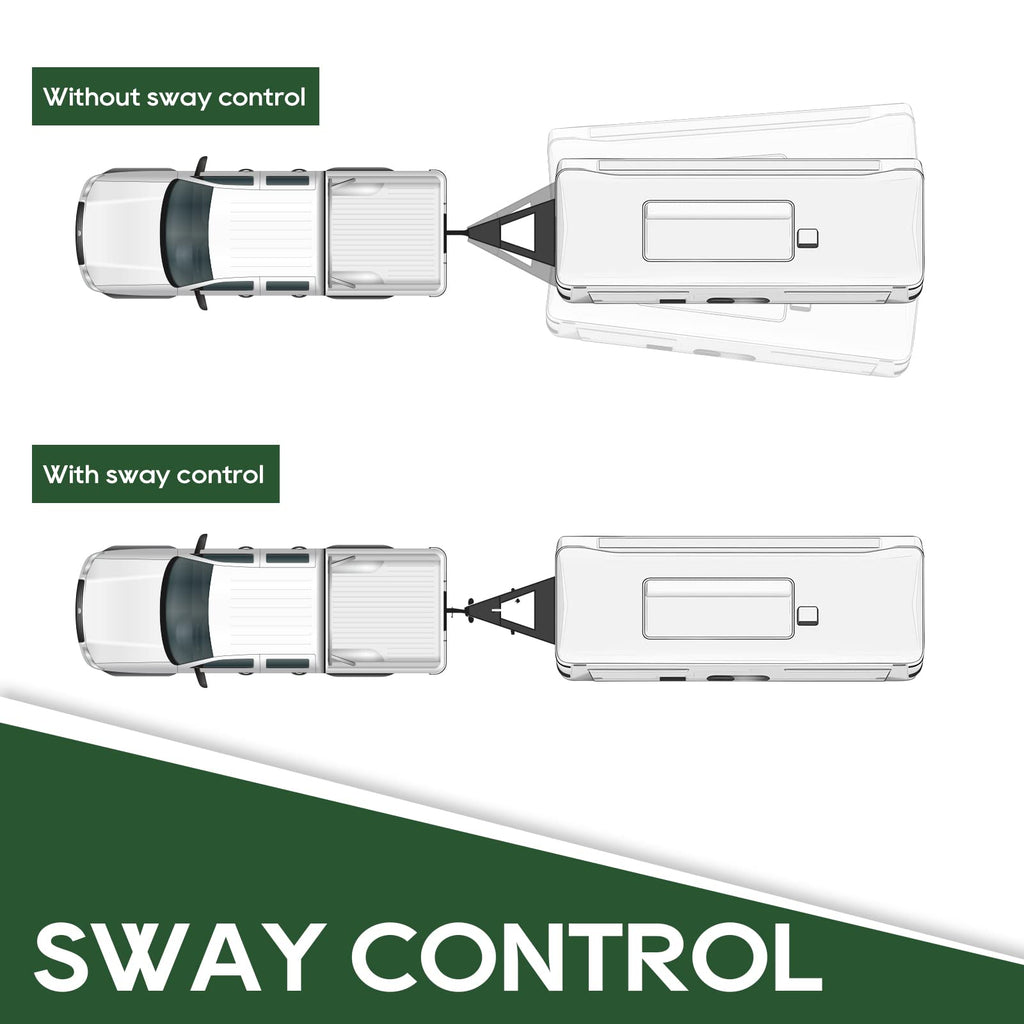 1000lb Weight Distribution Hitch Kit with Sway Control T642849