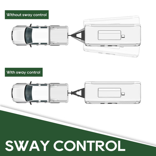 1000lb Weight Distribution Hitch Kit with Sway Control T642849