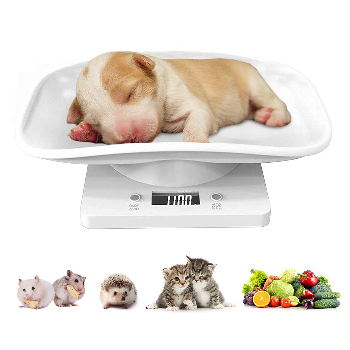 Pet Scale 33lb Capacity with Tape Measure Q871