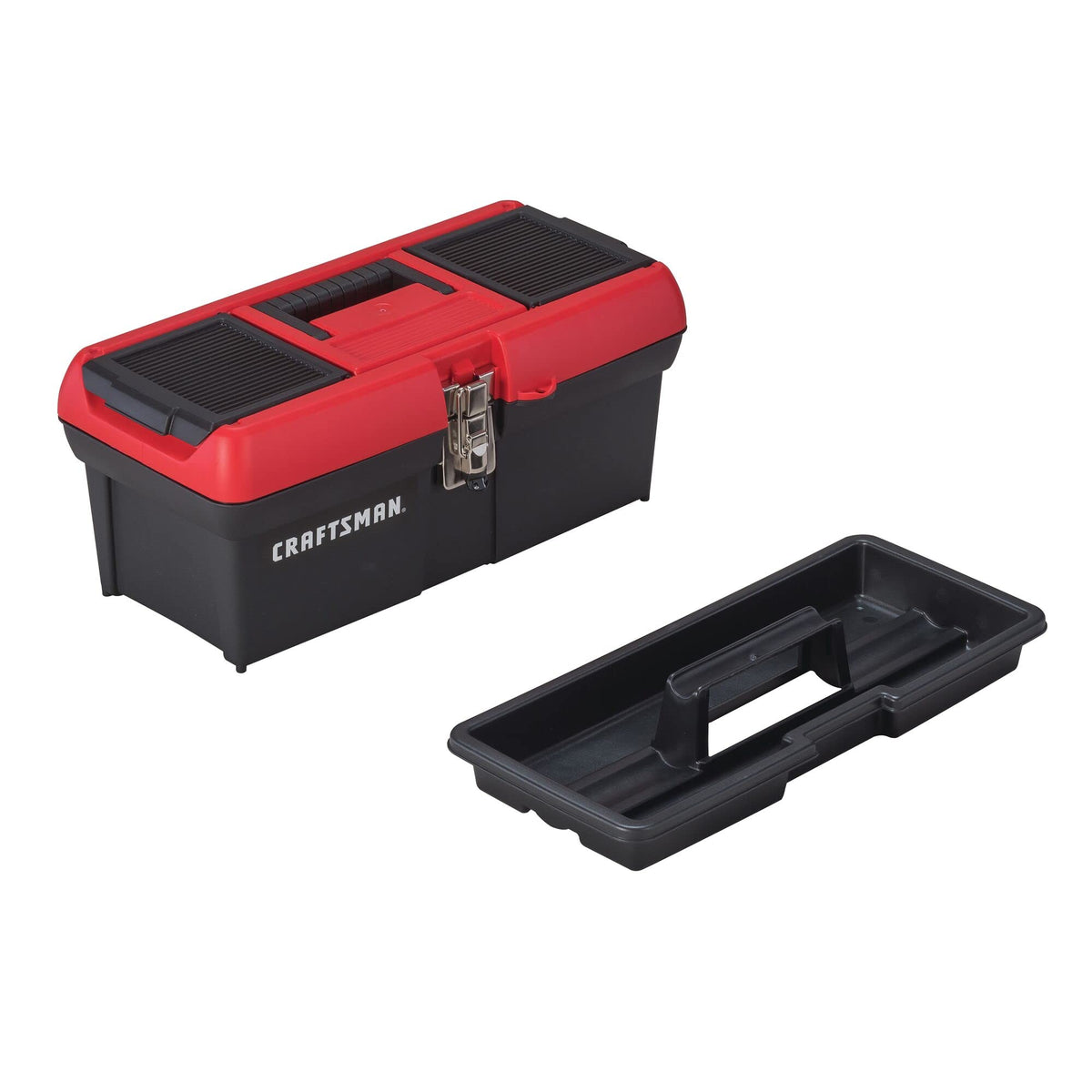 Lockable 16 in. Red Black Tool Box A5313
