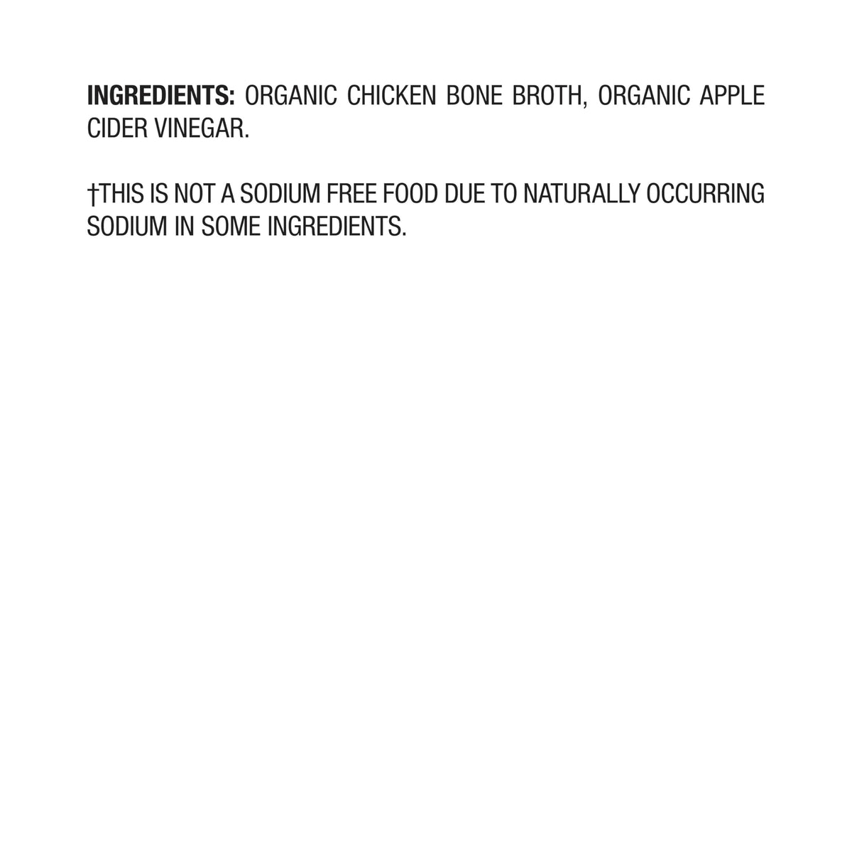 Organic Unsalted Chicken Bone Broth 32 oz 12 Pack B195775