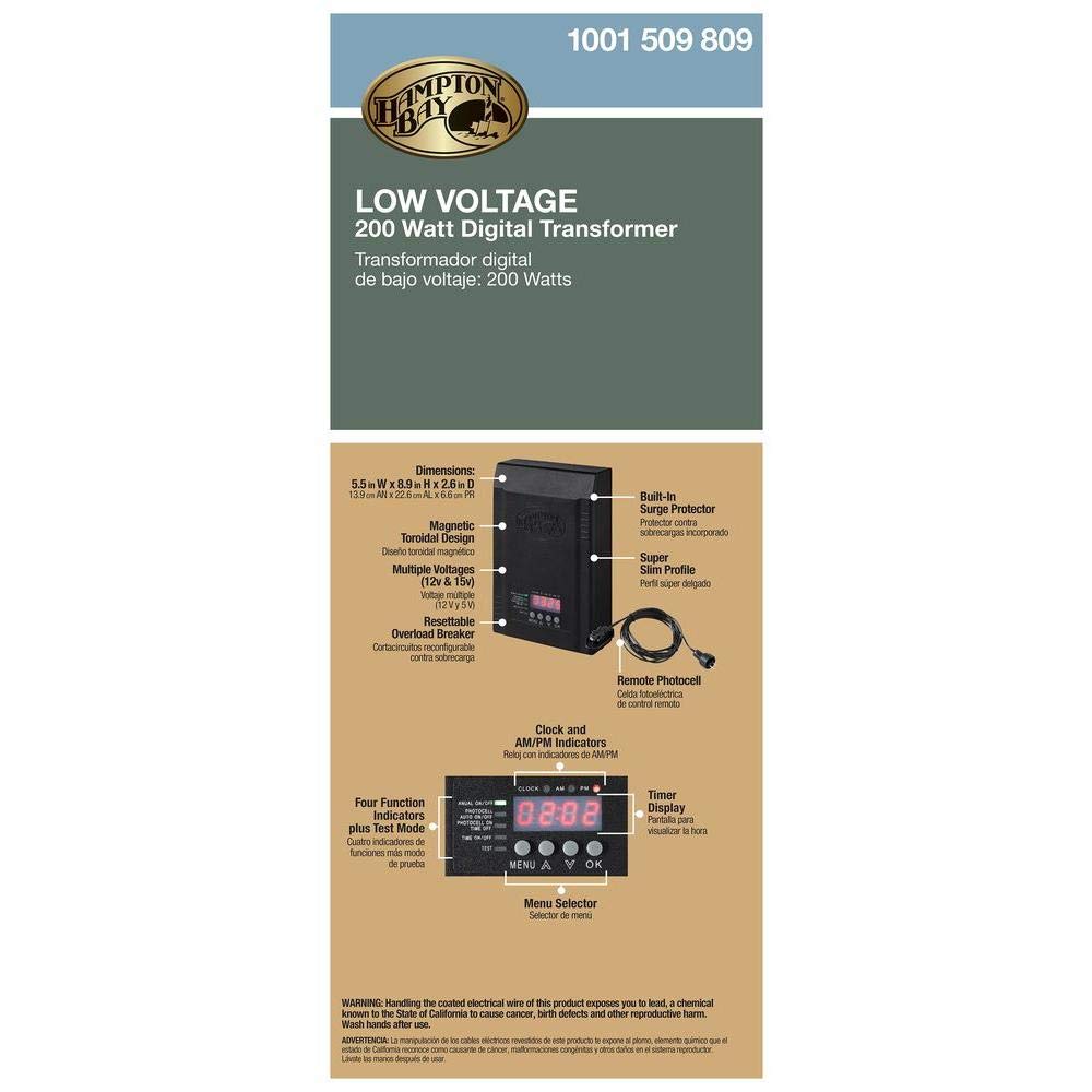 200-Watt Low-Voltage Landscape Transformer K78415