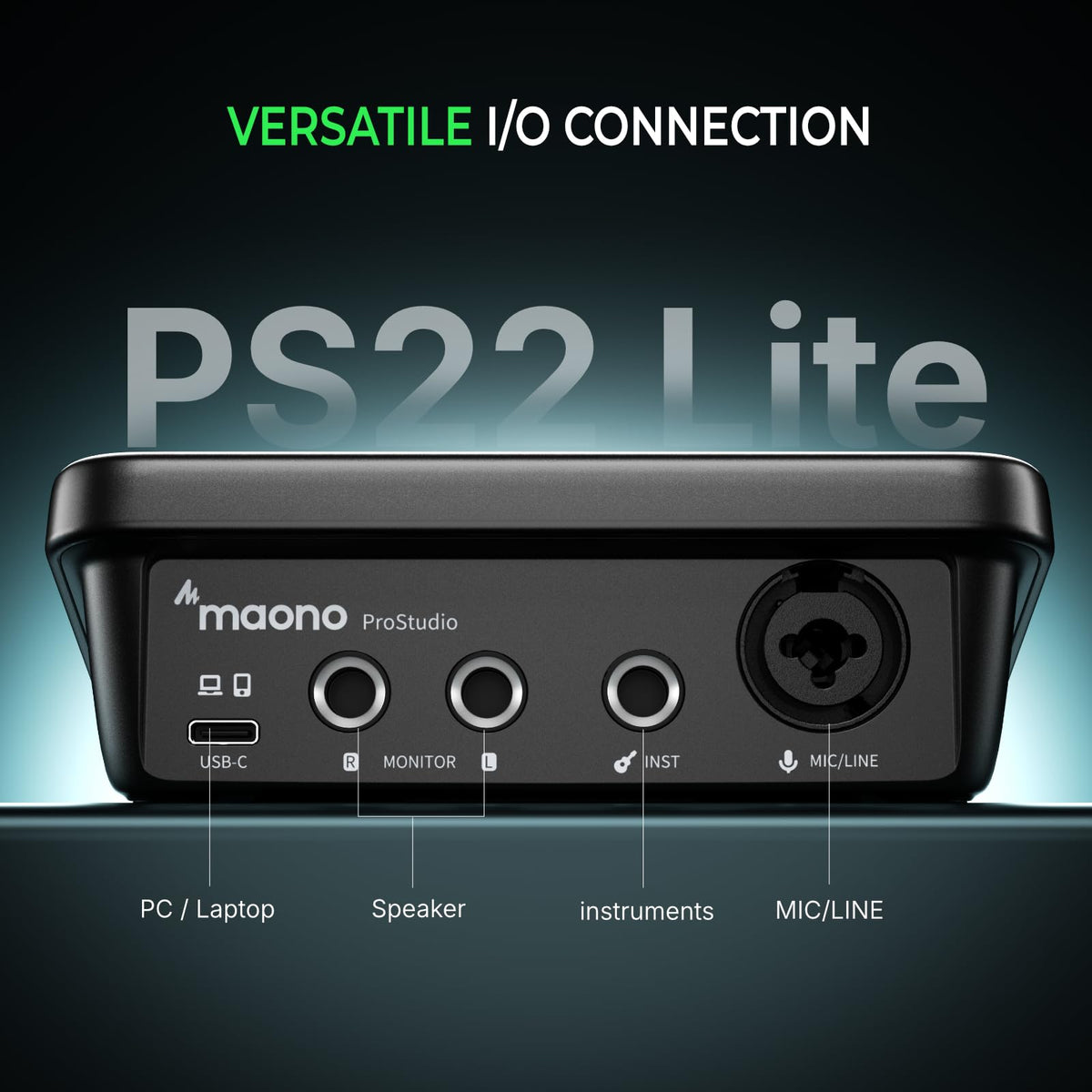 USB Audio Interface for Guitar & Vocals C105