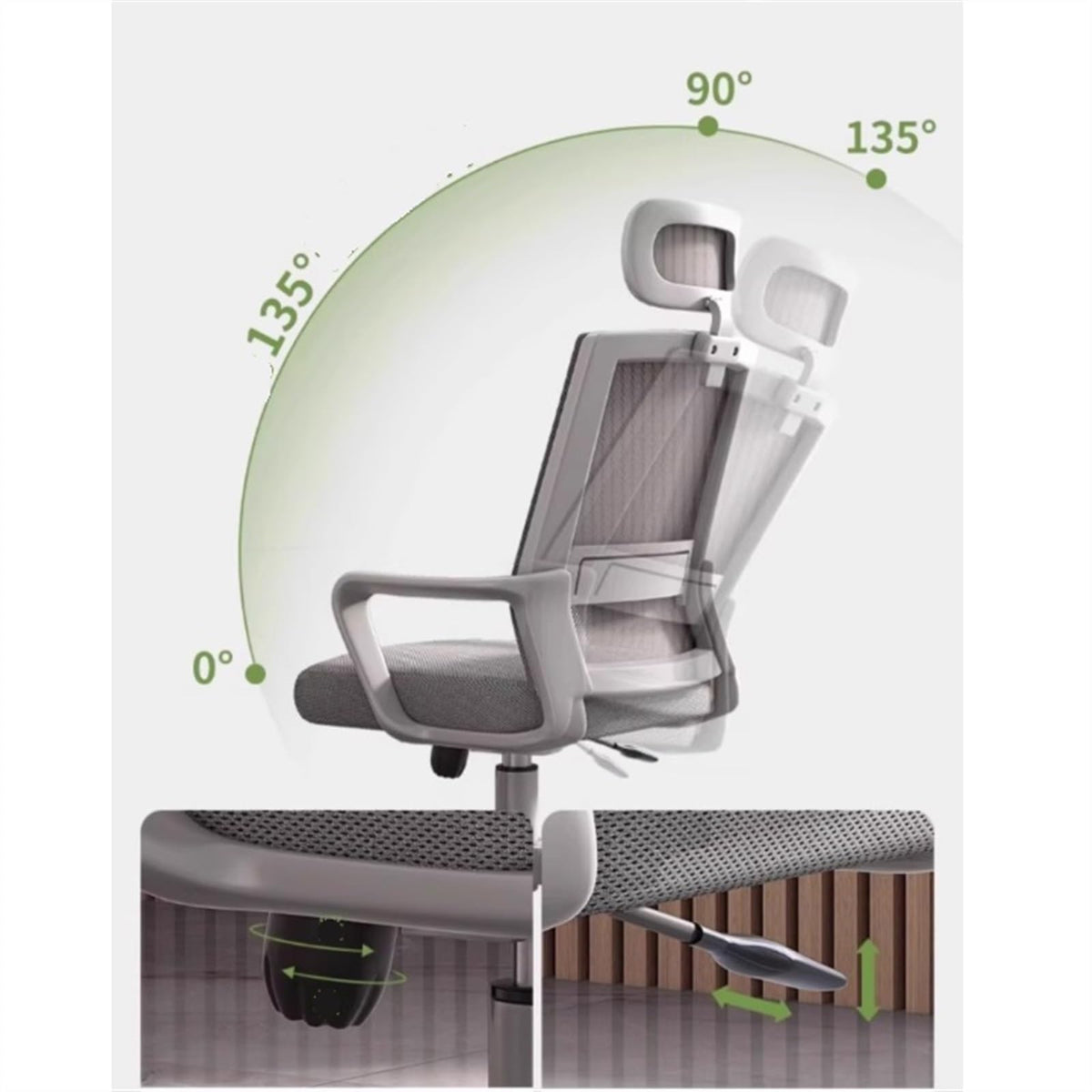 Ergonomic Mesh High Back Office Chair Z765