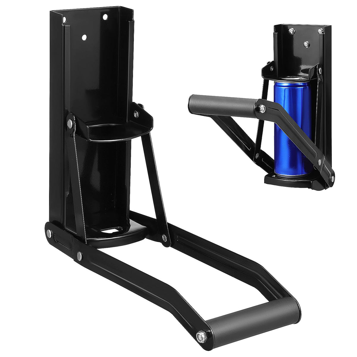 Wall Mounted Stainless Steel Can Crusher with Bottle Opener F795
