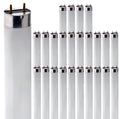 24 Inch T8 Fluorescent Tube Light Bulb 17W 2700K Warm White G13 Bi-Pin Base Pack of 25 C880