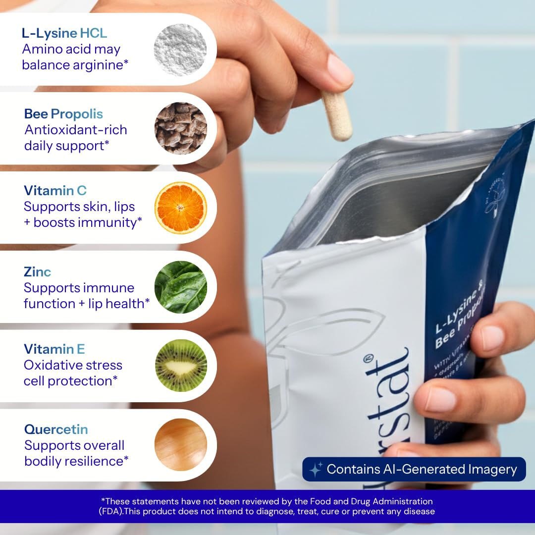 L-Lysine & Propolis with Quercetin, Vitamin C, Vitamin E & Zinc N394724