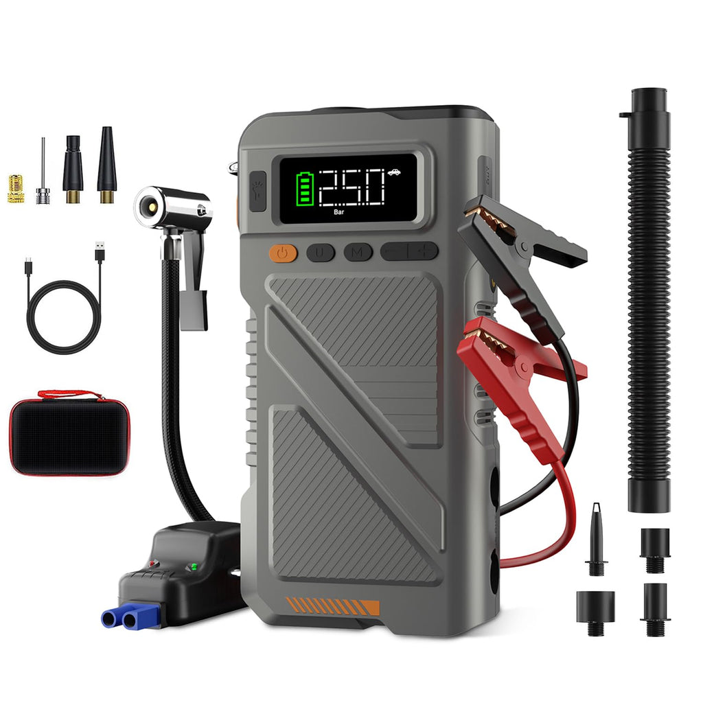 9000A 12V Jump Starter with 150 PSI Air Compressor H36486
