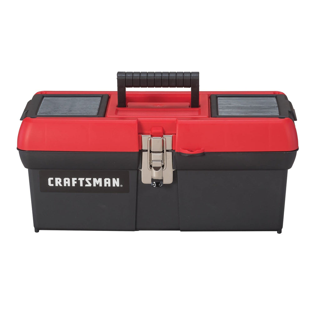 Lockable 16 in. Red Black Tool Box A5313