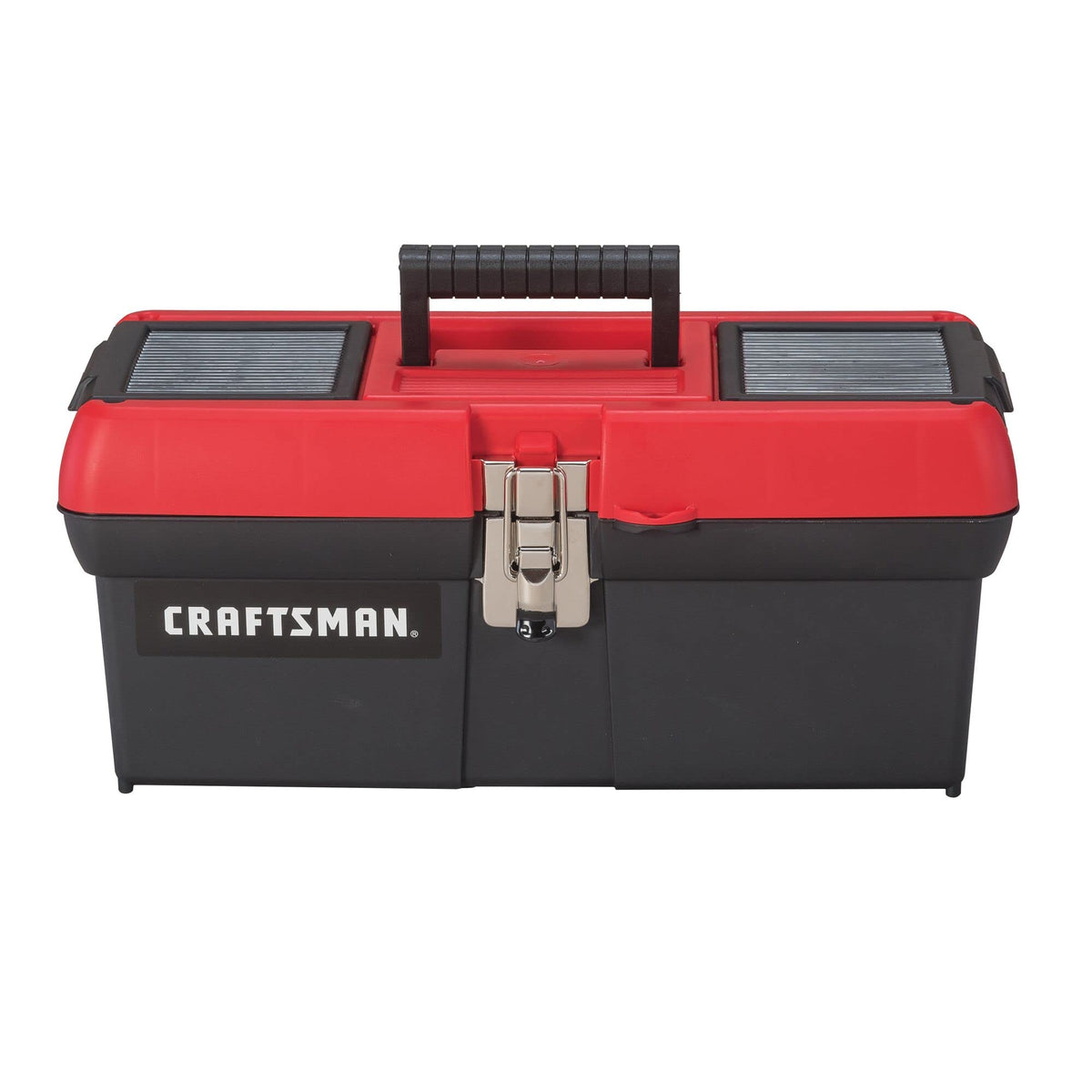 Lockable 16 in. Red Black Tool Box A5313
