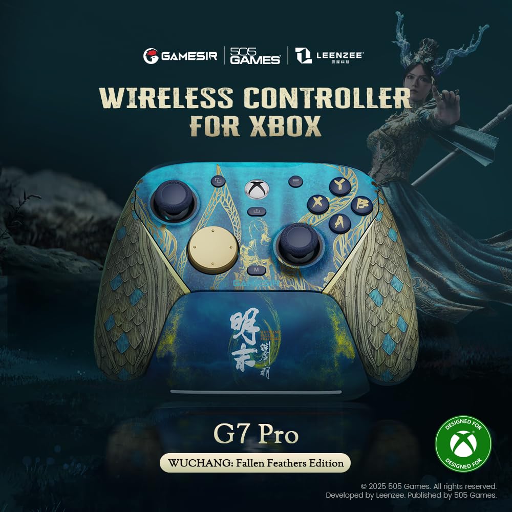 Wireless Gaming Controller with TMR Sticks, Hall Effect Analog Triggers R453410