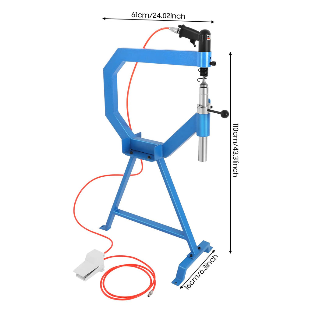 Pneumatic Planishing Hammer with Anvil & Foot Pedal Y63941