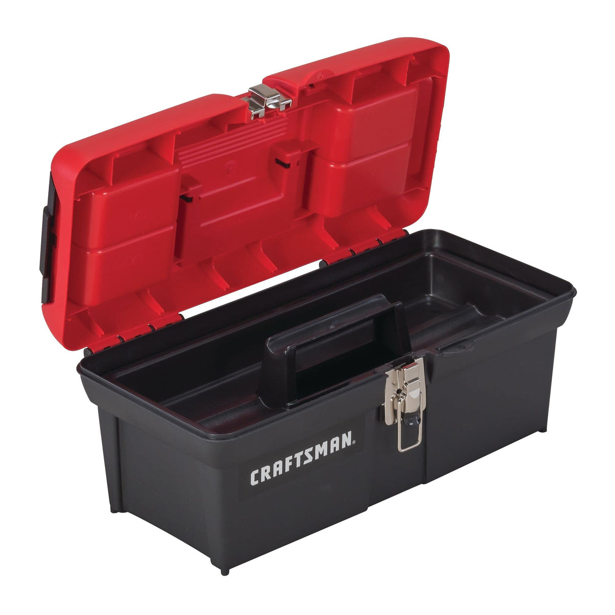Lockable 16 in. Red Black Tool Box A5313