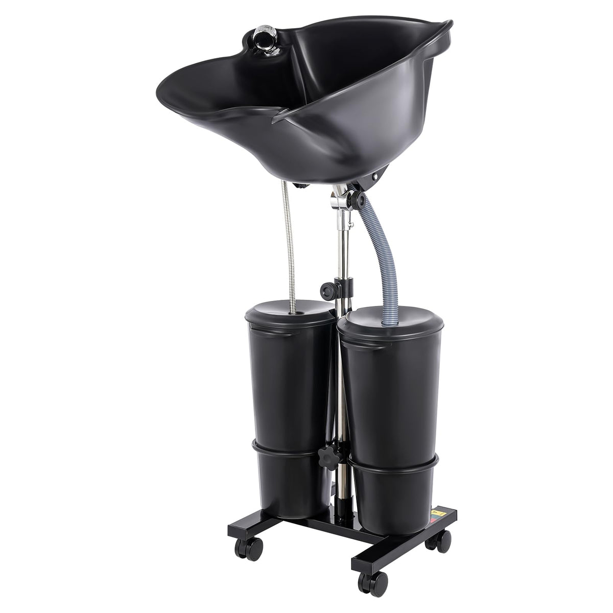 Portable Shampoo Basin with 2 Buckets and Electric Pump I59736