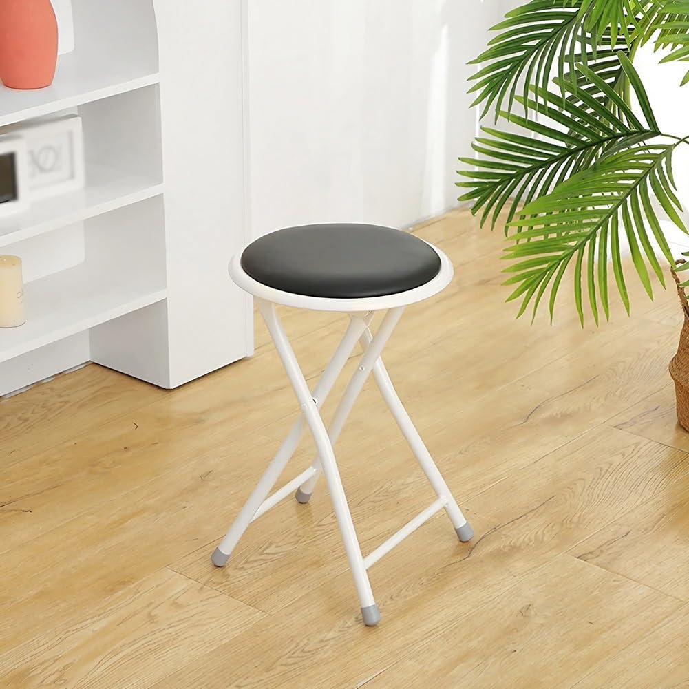 Portable Black Folding Bar Stool 18 Inch U294831