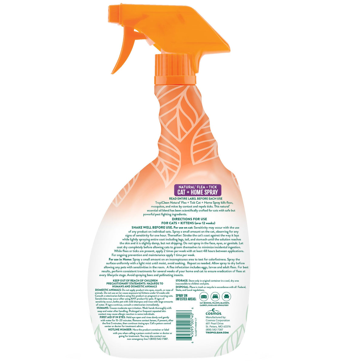 Natural Flea Spray 32oz C372028