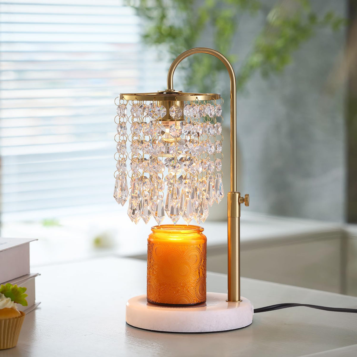 Candle Warmer Lamp with Timer Dimmer and 3 Bulbs D225