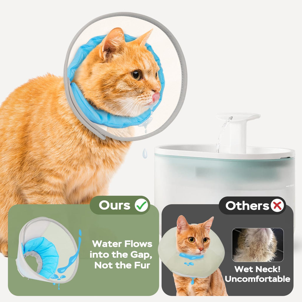 Soft Waterproof Mesh Cat Recovery Cone Collar R9929