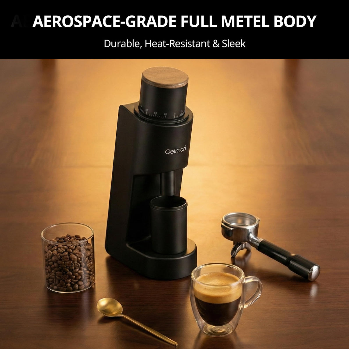 Coffee Grinder with Conical Burr L97661