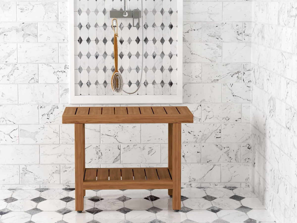 Teak Shower Bench F9203