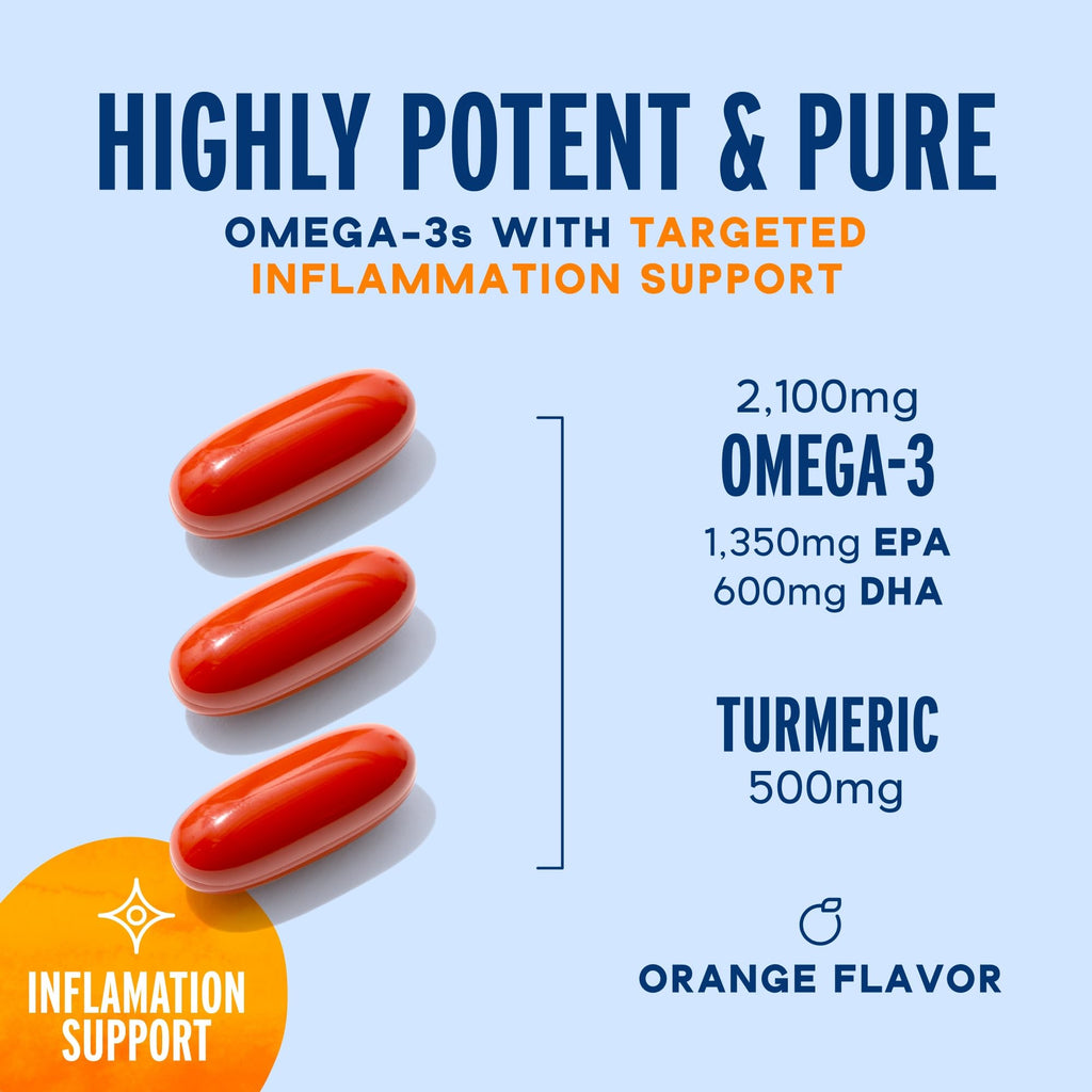 Omega-3 with Turmeric 60 Softgels I4537