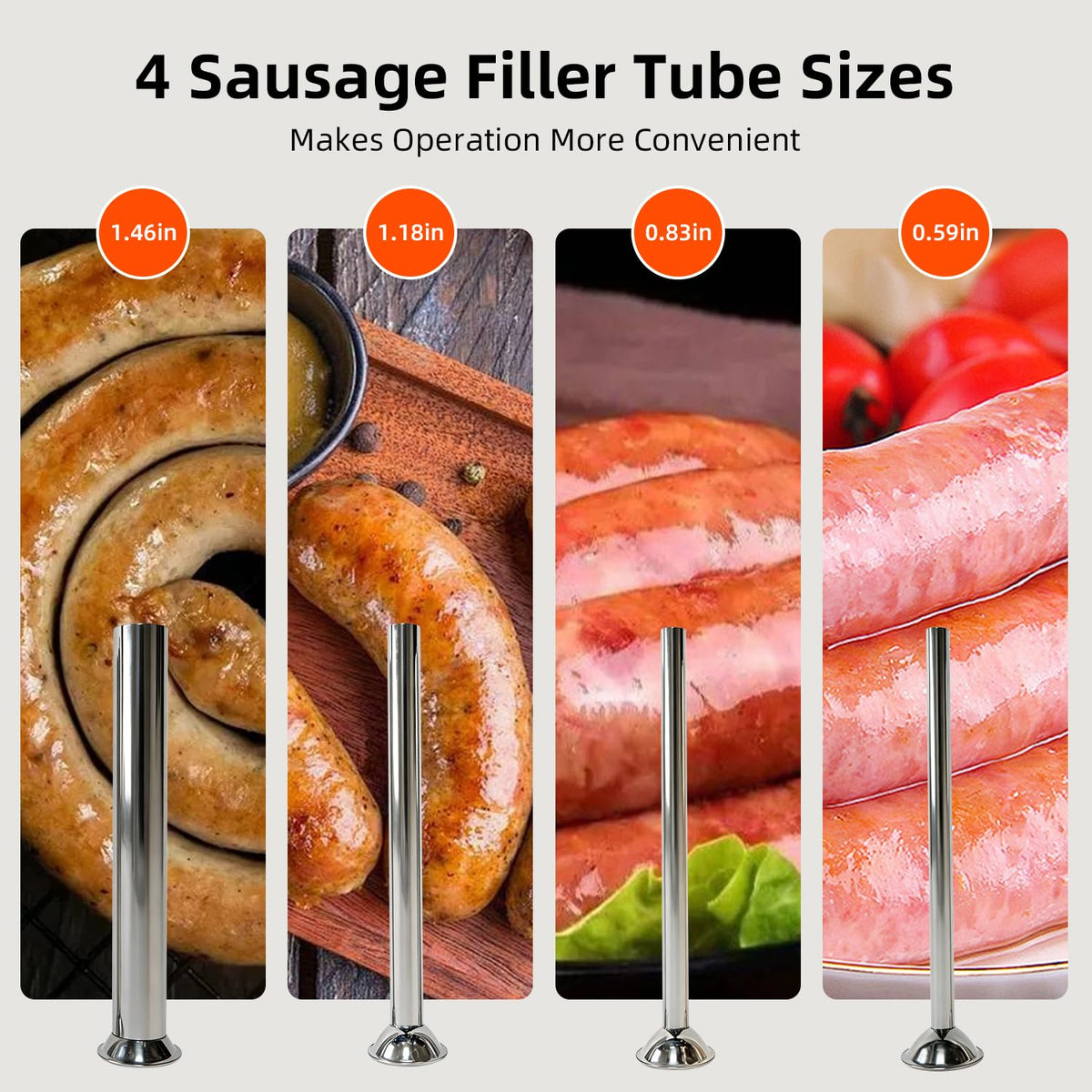 11LBS/5L Vertical Sausage Stuffer F604