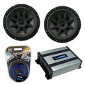 10" Subwoofer Pair with Amp Combo Wire Kit K38309