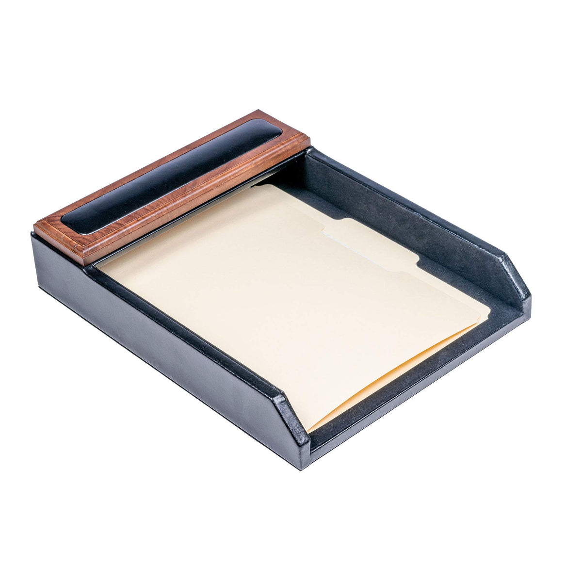 Wood & Leather Desk Set 8 Piece Y63788