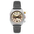 41mm Chronograph Watch with Leather Strap S10839