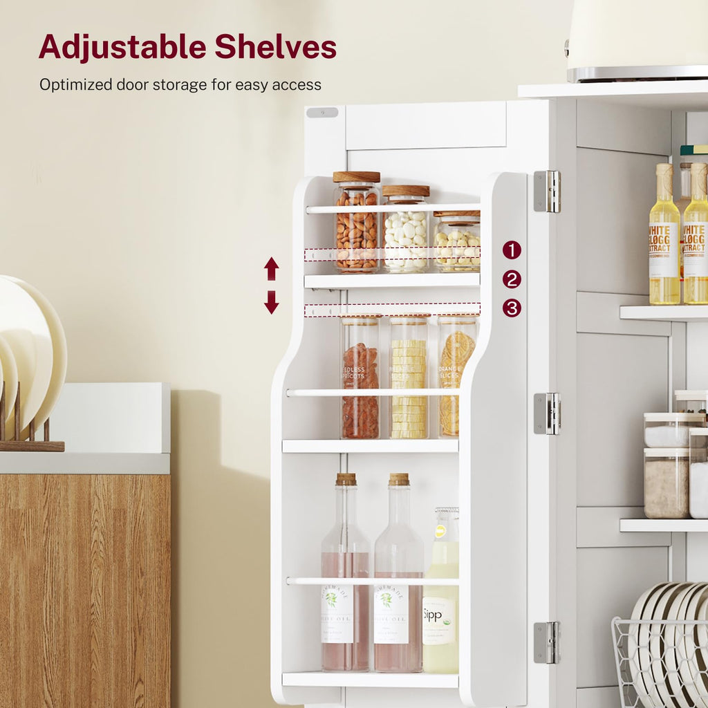 43”H Pantry Cabinet with 4 Doors Y502429