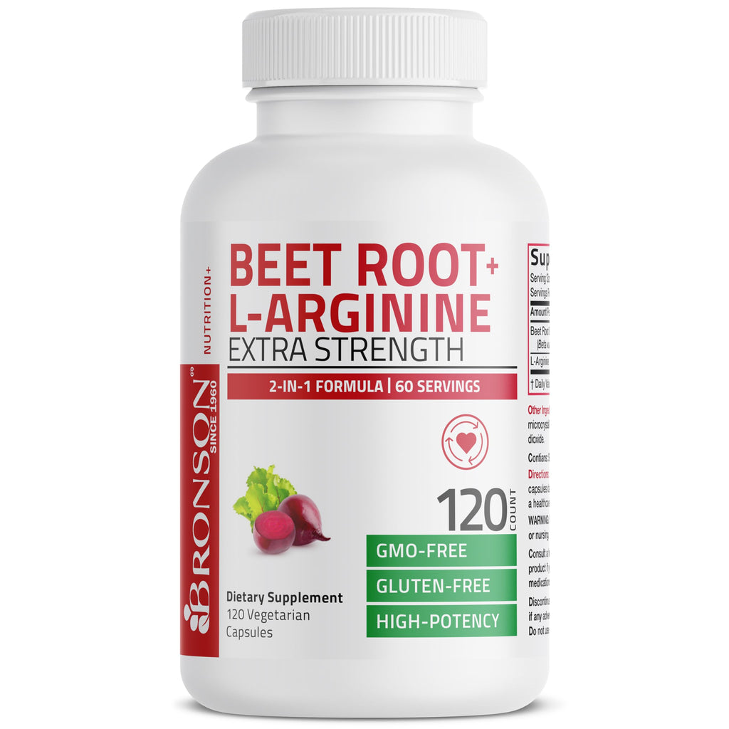 Beet Root L-Arginine 120 Capsules W48310