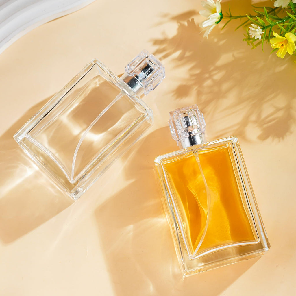 2 Pack 100ml Refillable Glass Spray Bottles Z6603