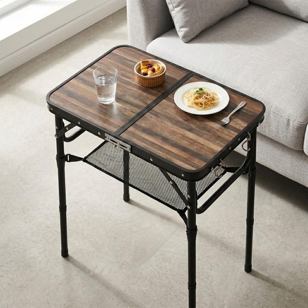 Folding Adjustable Height TV Tray Table R373568