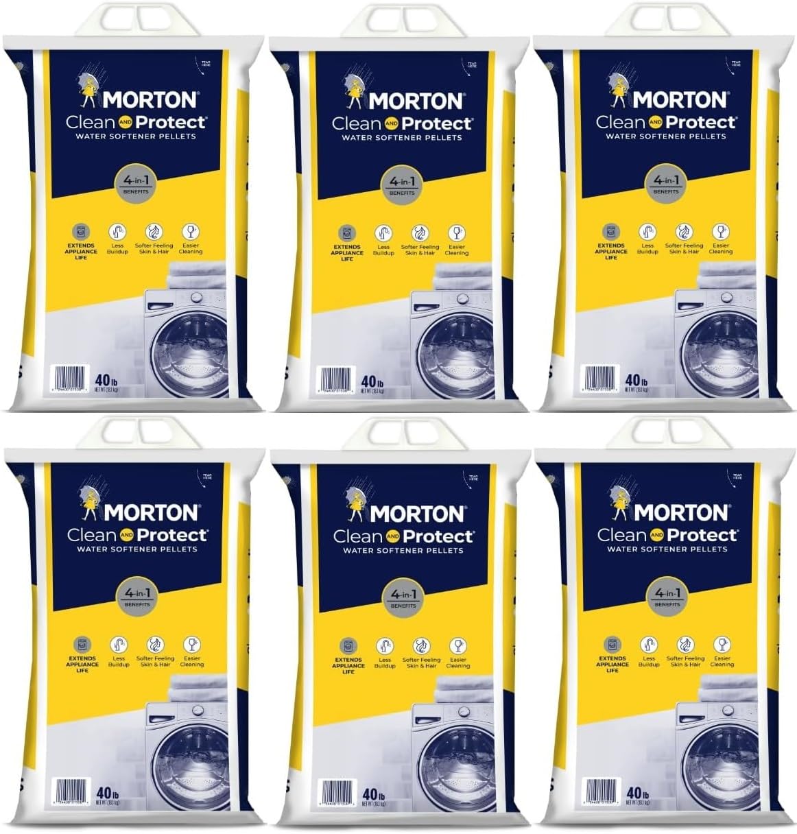 Water Softener Salt Pellets 40 LB Bag V9549