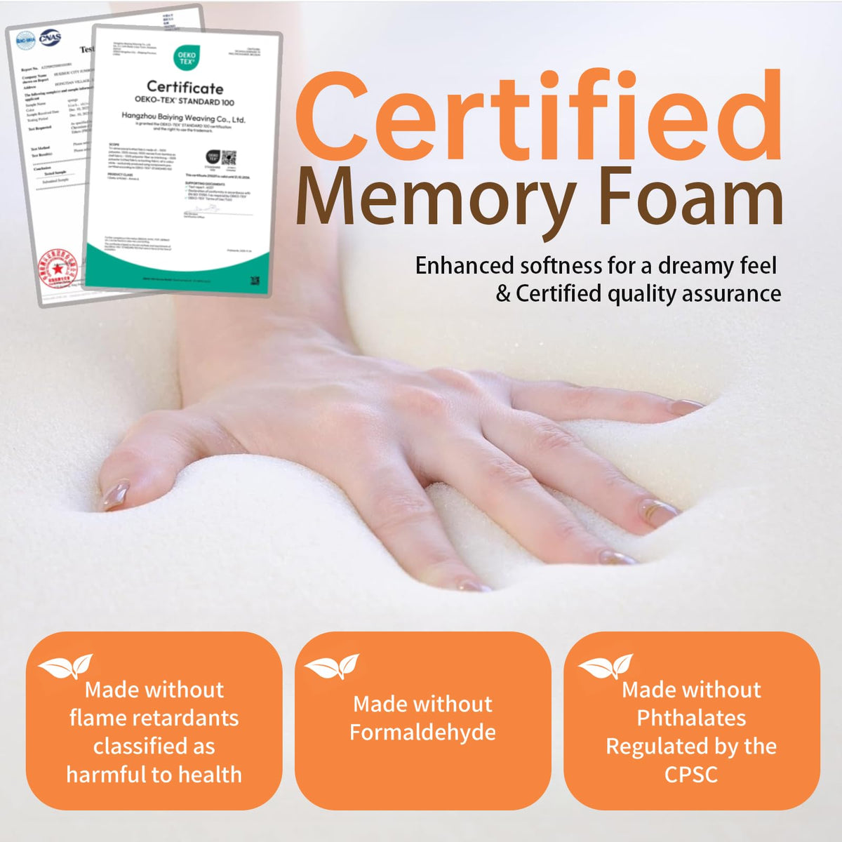 Pack N Play Mattress Trifold Memory Foam I31650