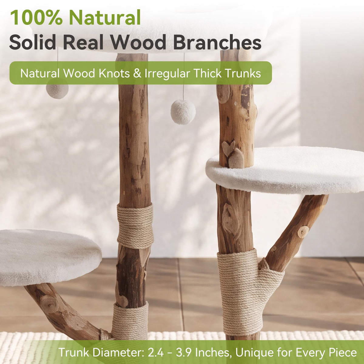 Cat Tree Tower with Scratching Post L2885