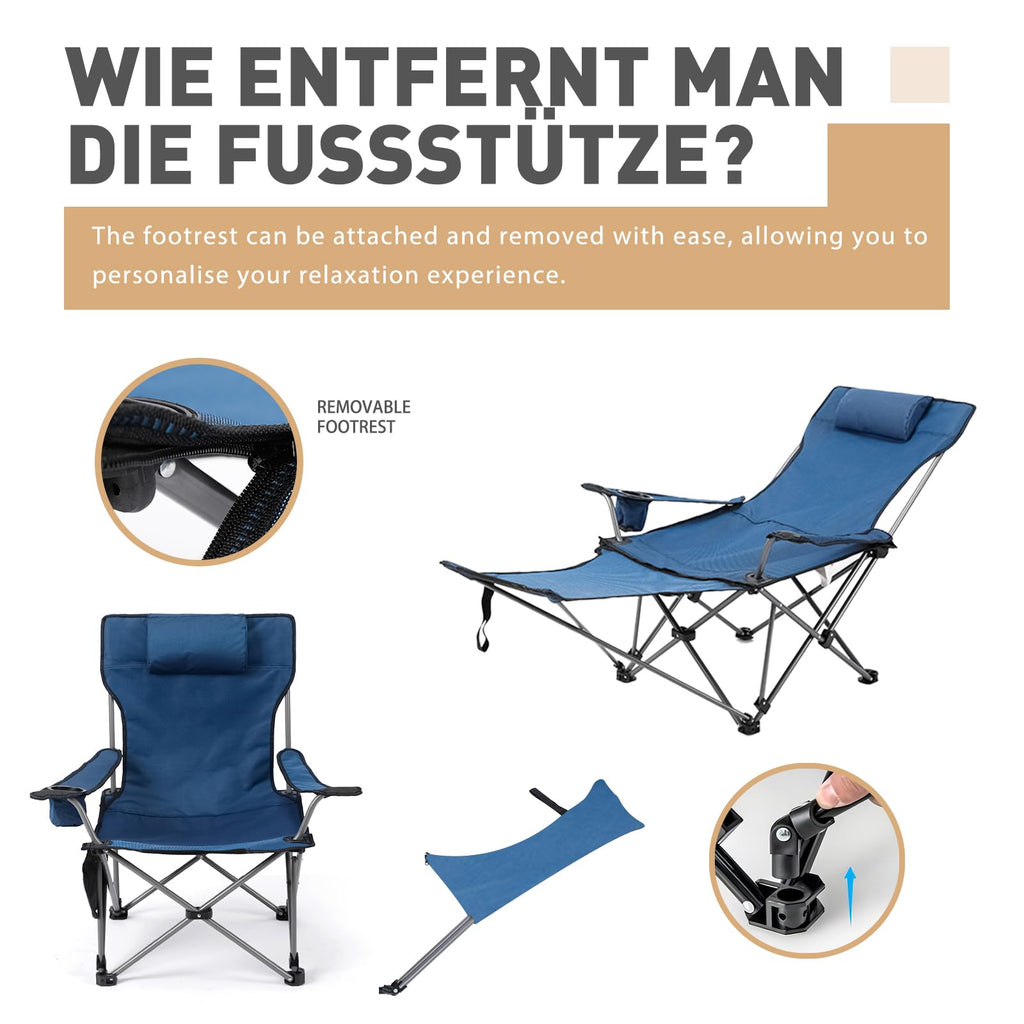 Zero Gravity Reclining Folding Chair with Footrest Cup Holder W266