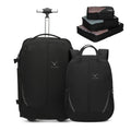 Rolling Backpack with Wheels 43L with Packing Cubes Set K494383