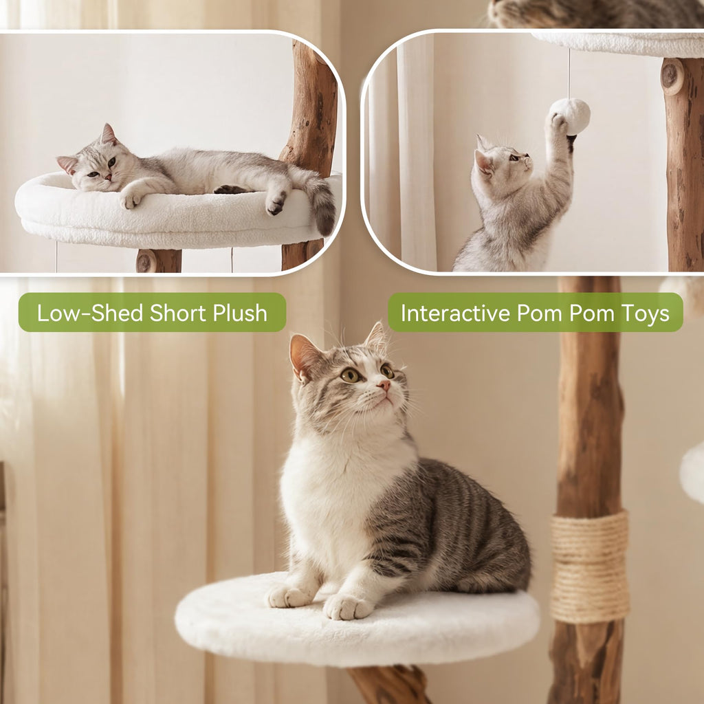Cat Tree Tower with Scratching Post L2885